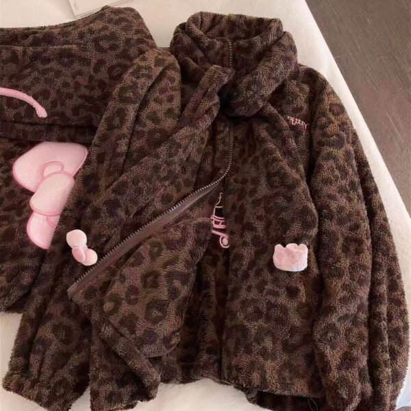 Hello Kitty Coral Fleece Pajamas